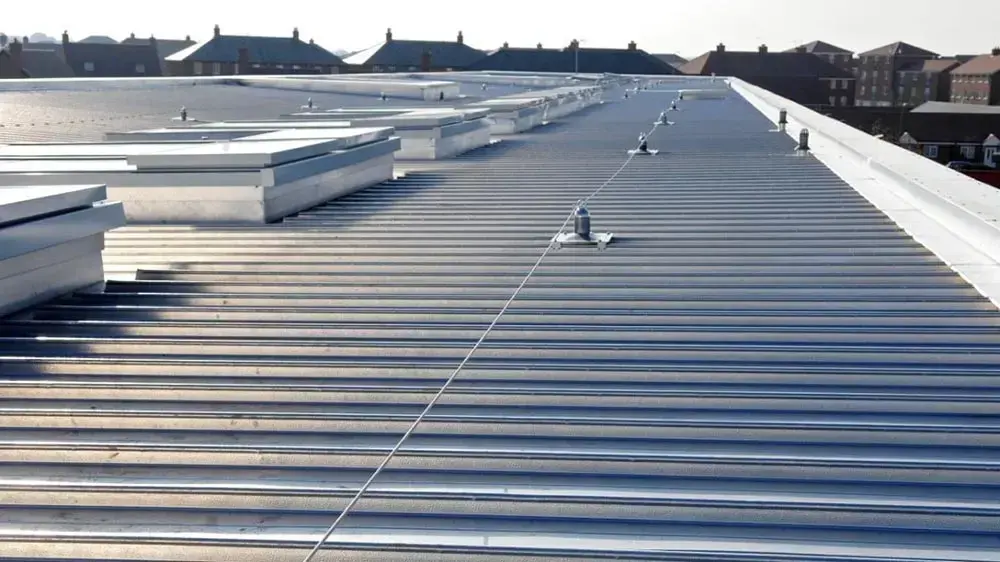 Commercial metal roofing project 1 — Central Texas