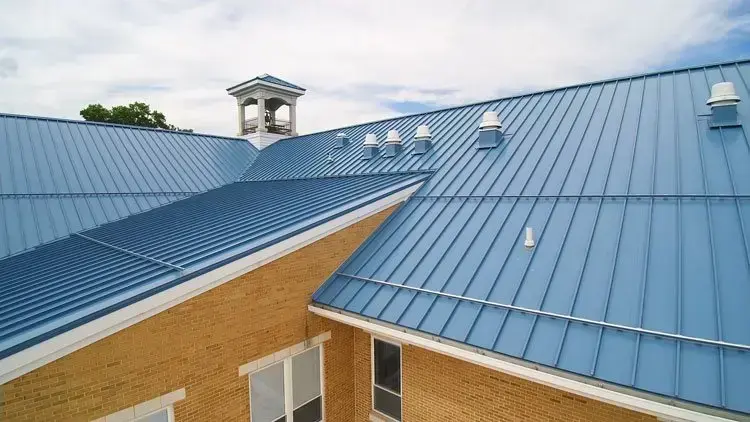 Commercial metal roof installation Central Texas