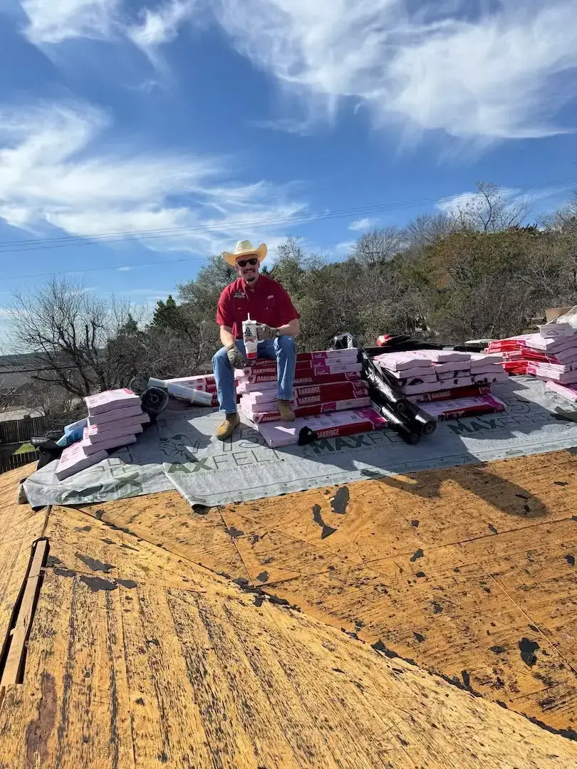 IKO shingle installation — Central Texas