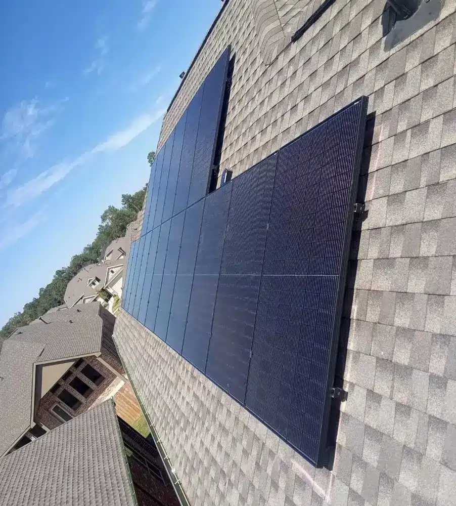 Lone Ranger Roofing solar installation