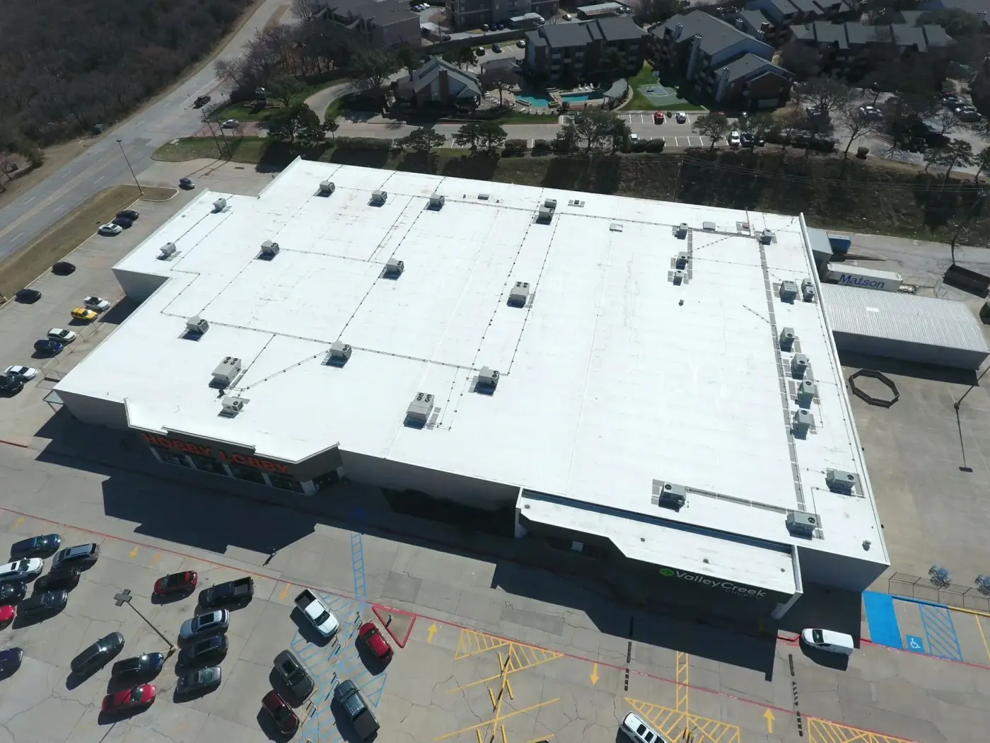 Lone Ranger Roofing commercial project